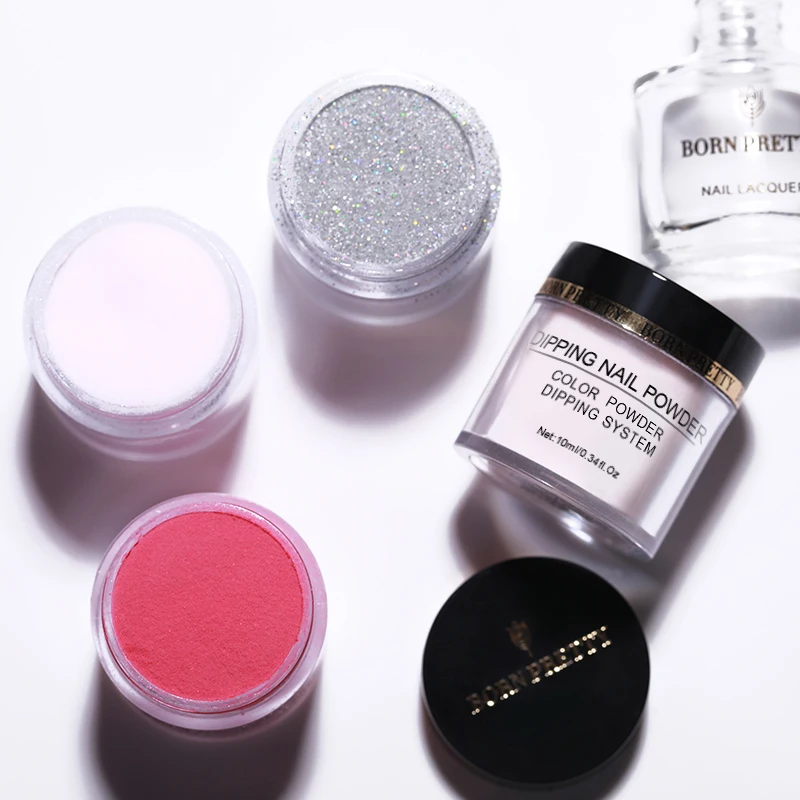 BORN PRETTY окунание порошок для ногтей без лампы лечение естественное сухое