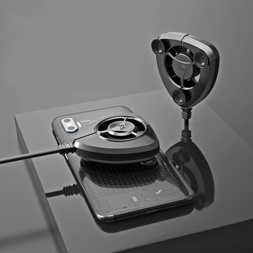 Вентилятор радиатора мобильный кулер для телефона охлаждающий кронштейн