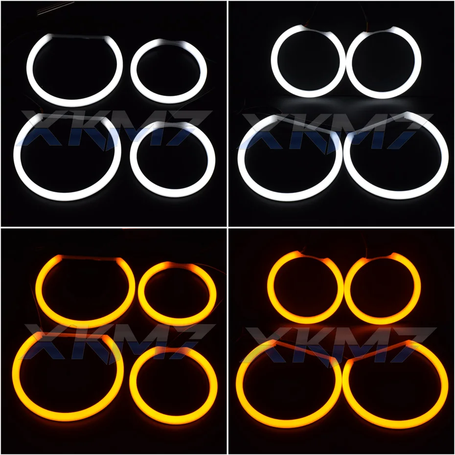 LED ангельские глазки для BMW E60 E61 Ксеноновые галогенные фары модифицированные