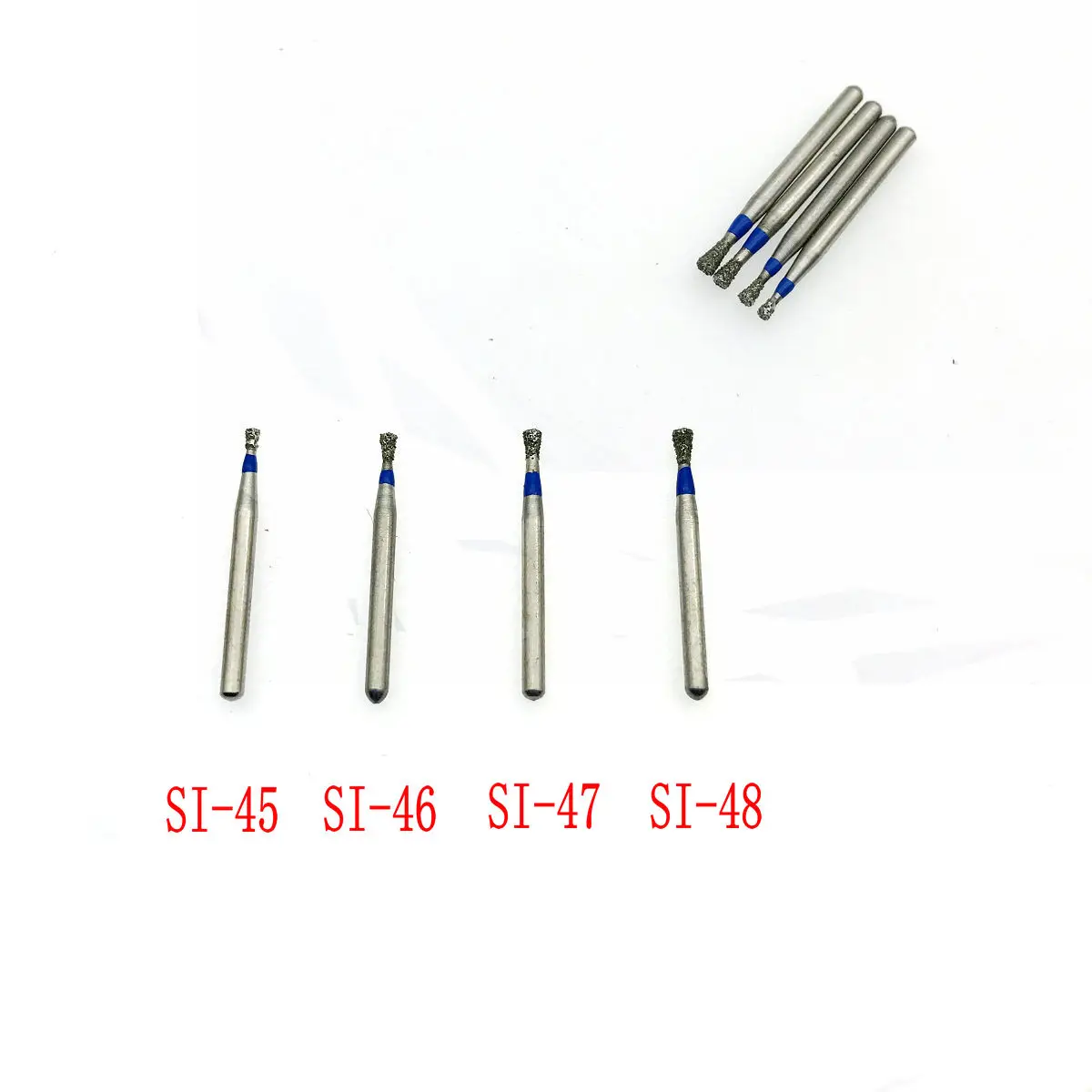 Стоматологические алмазные боры перевёрнутый конус с воротником