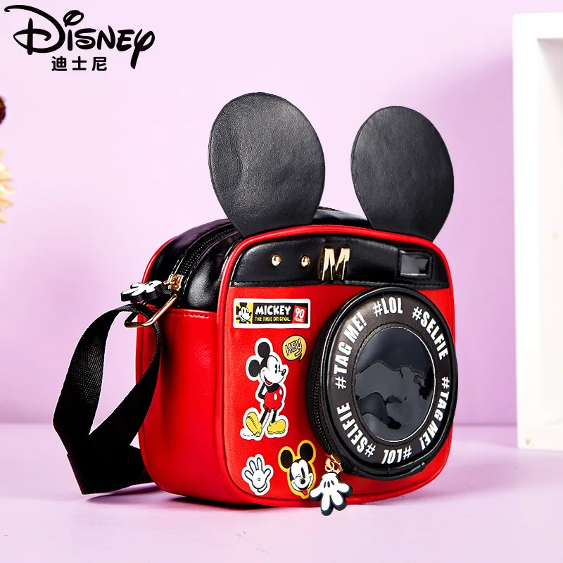 Женский рюкзак для фотоаппарата с мультяшными героями Диснея Микки и Минни Маус