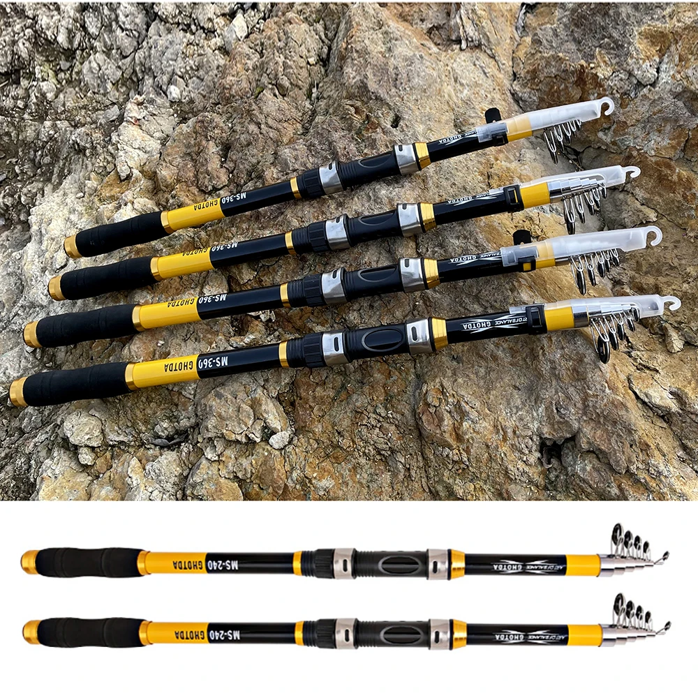 

Ultralight Weight Fishing Rod Carbon Spinning Travel Pole Carp Fishing Tackle 2.1M 2.4M 2.7M 3.0M 3.6M Sea Surf