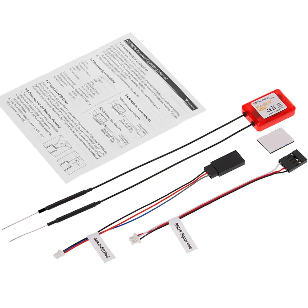 Walkera RX-SBUS 2,4G 12CH PPM Выход SBUS мини ресивер совместим с передатчиком Devo D7 / 10 / F7 для 180 / 210 / 250 с видом от первого лица Квадрокоптер игрушка