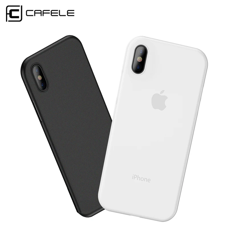 Чехол Cafele для телефона iPhone X 0 4 мм Ультратонкий матовый жесткий ПП чехол 10