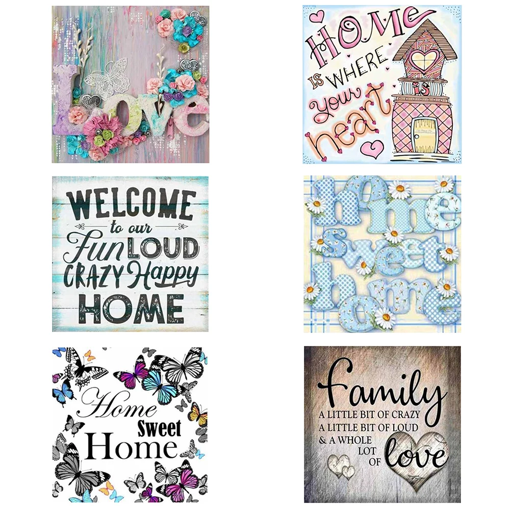 

KEXINZU Diamond Painting Full Square/Round Diamond "Alphabet cartoon" Pattern Embroidery Cross Stitch 5D Rhinestone Painting