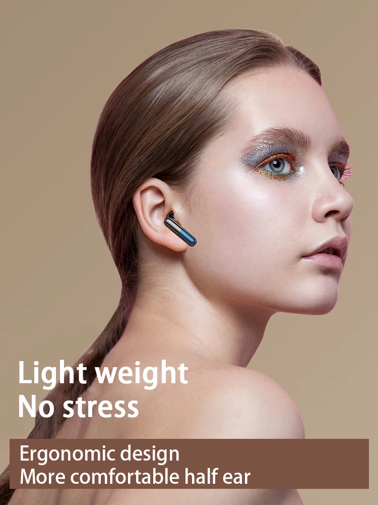 tws wireless headset bluetooth headphones noise cancelling hifi stereo sport waterproof earphones with mic for xiaomi huawei free global shipping