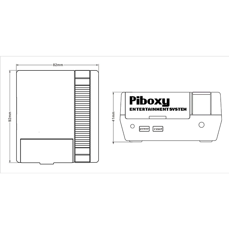 Чехол Aokin Piboxy NESPi с ИК-пультом дистанционного управления кнопкой сброса питания и