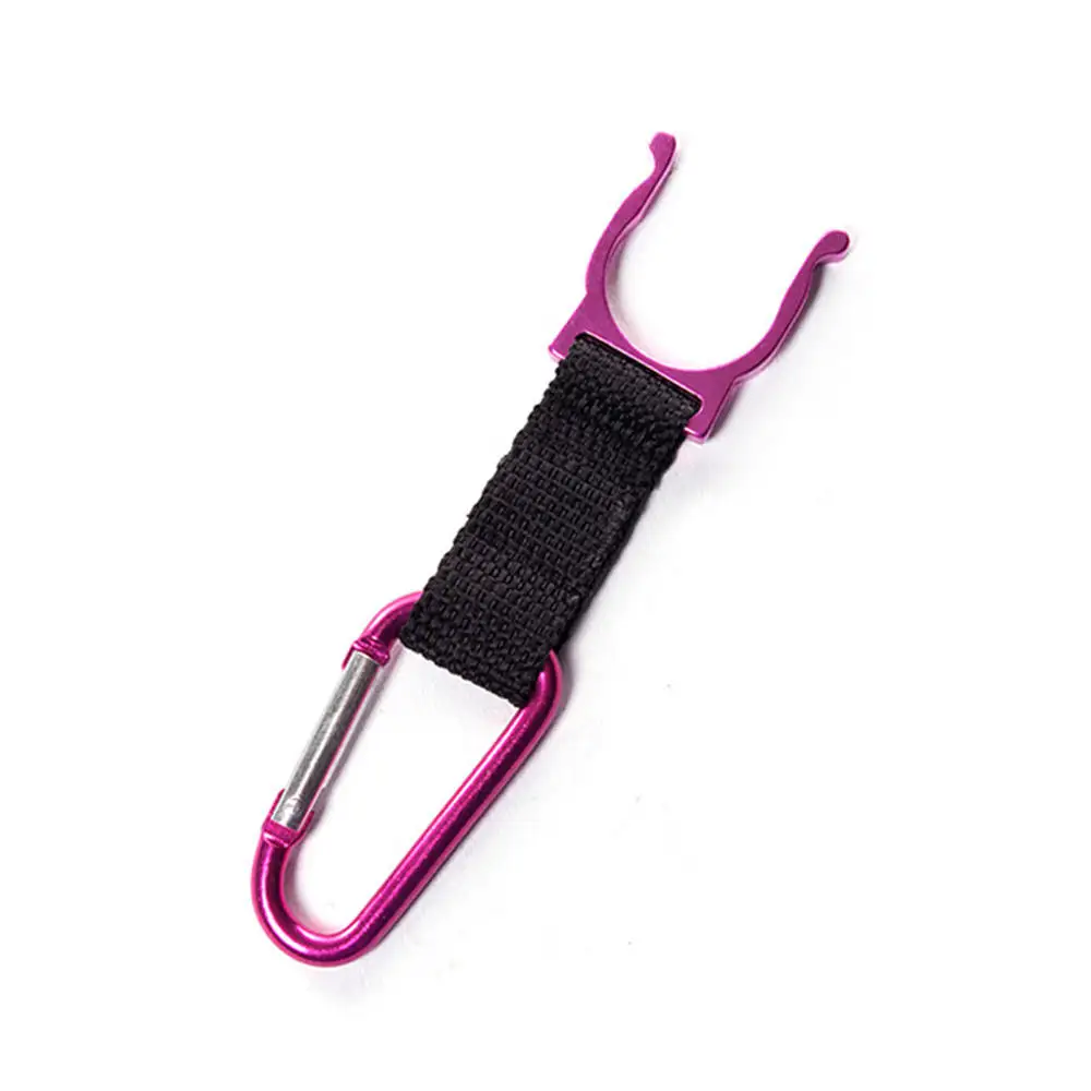 

6Pcs Carabiner Water Bottle Buckle Hook Holder Clip Outdoor Camping Hiking Tools