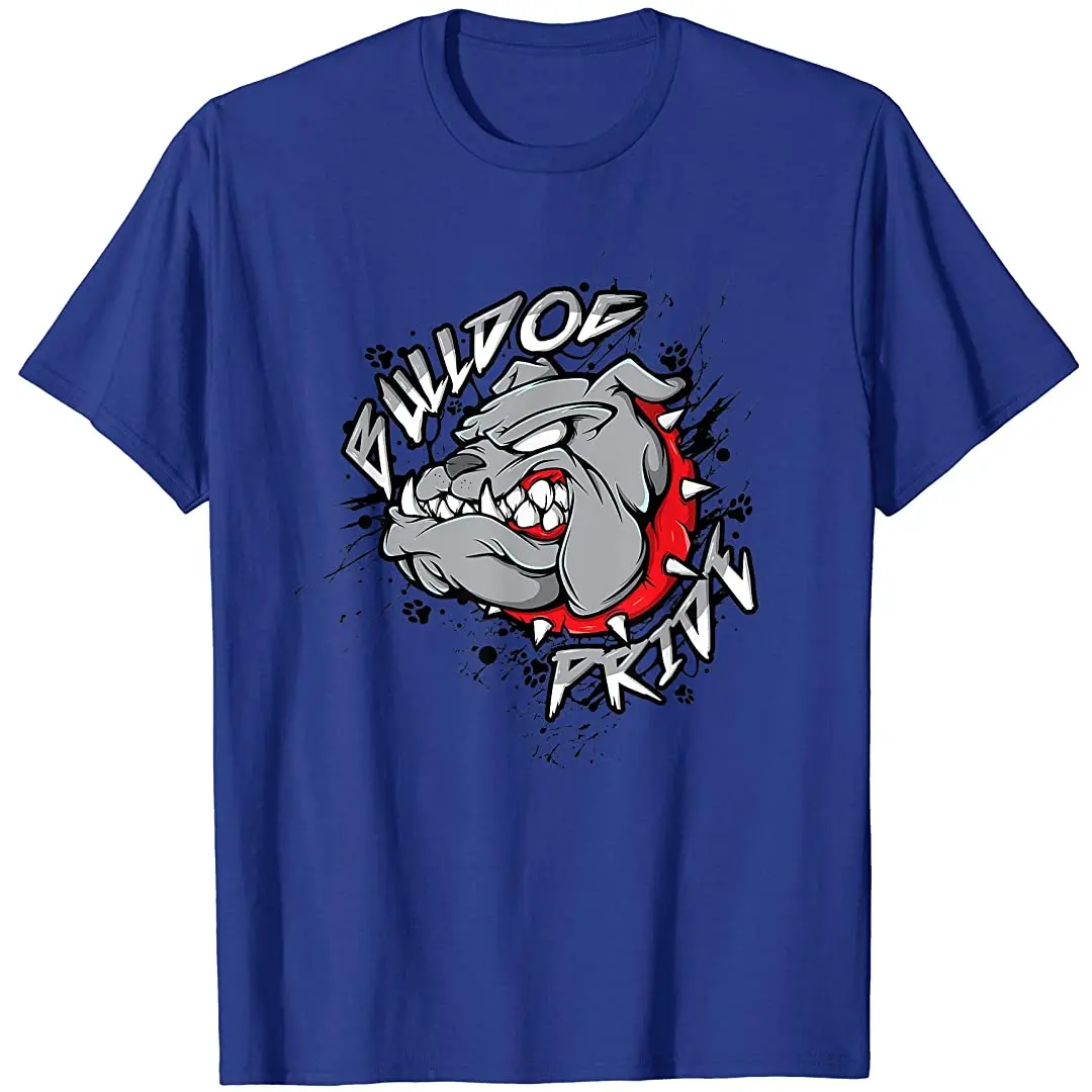 

Костюм маскота «бульдог» рубашка с английским бульдогом, гордость и верность