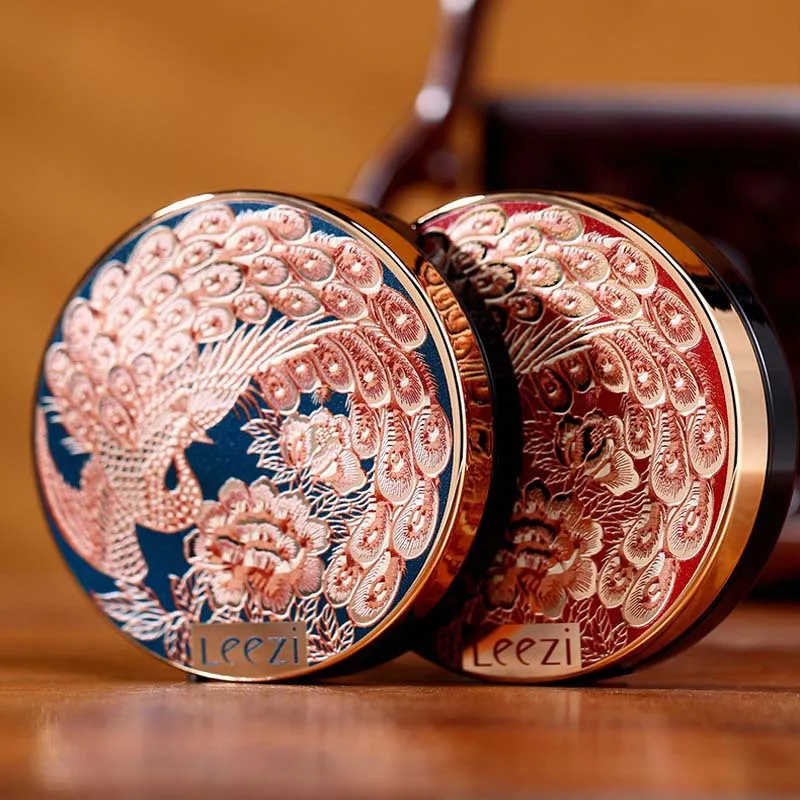 

2Color CC Cream Air Cushion BB Cream Long-lasting Whitening Brighten Concealer Natural Face Sunscreen Skin Care Makeup Cosmetics