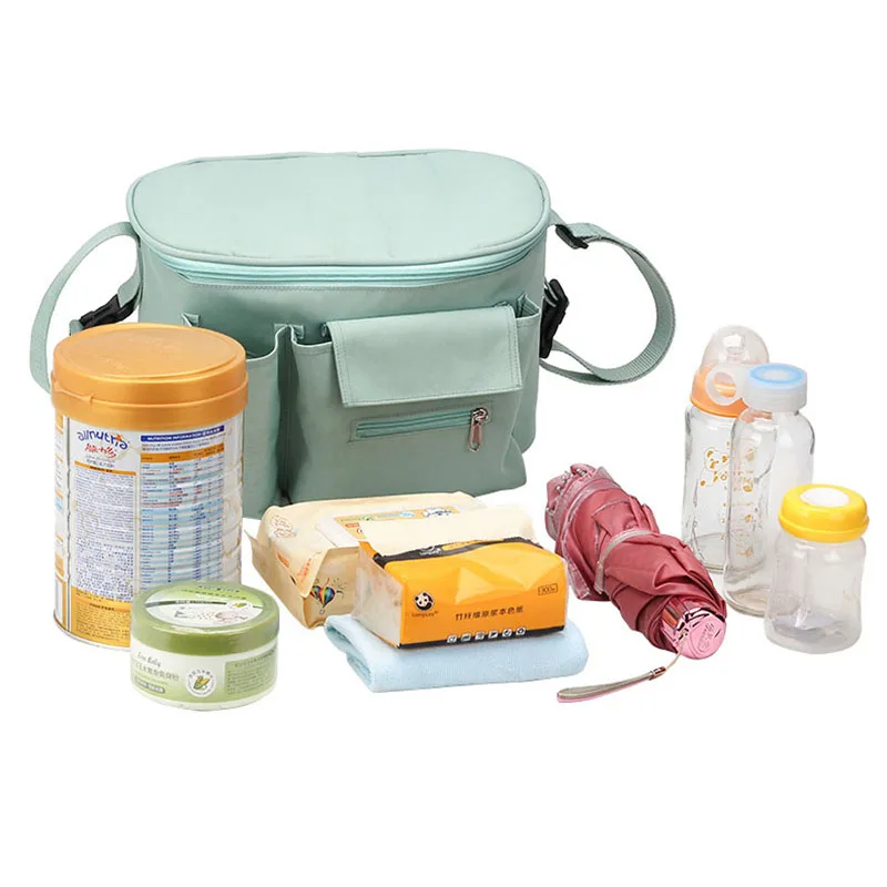 Мультяшная сумка-Органайзер для детской коляски аксессуары большая дорожная