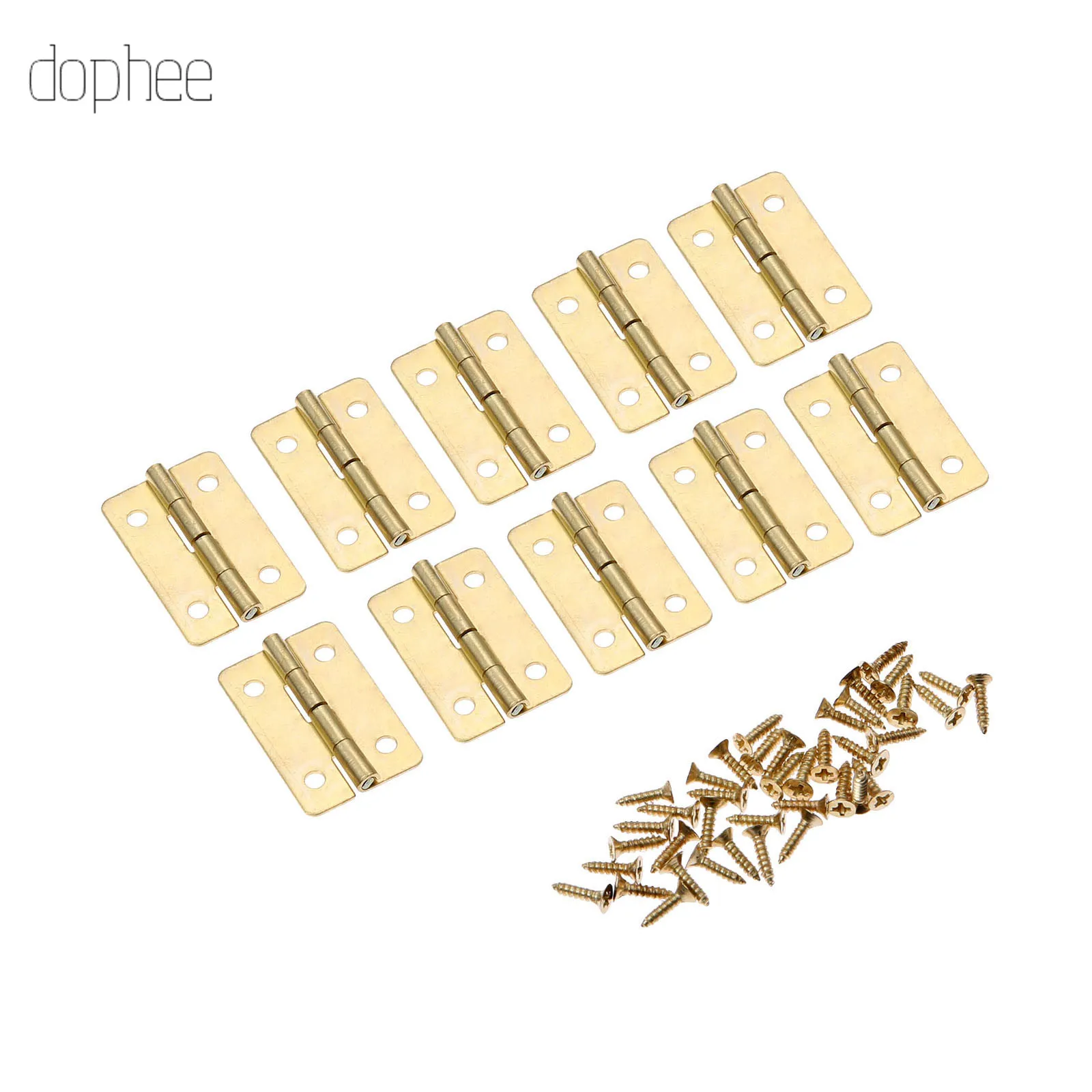 Dophee 10/20/40/50 шт. Петли из нержавеющей стали дверной ящик шкафа декоративные петли