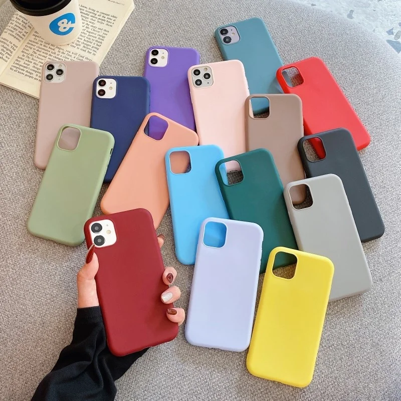 

Suitable for Luxury silicone cover for iPhone, shell for 13, 11, 12 Pro max, mini, XR, XS max, x, 6, 6S, 7, 8 plus,