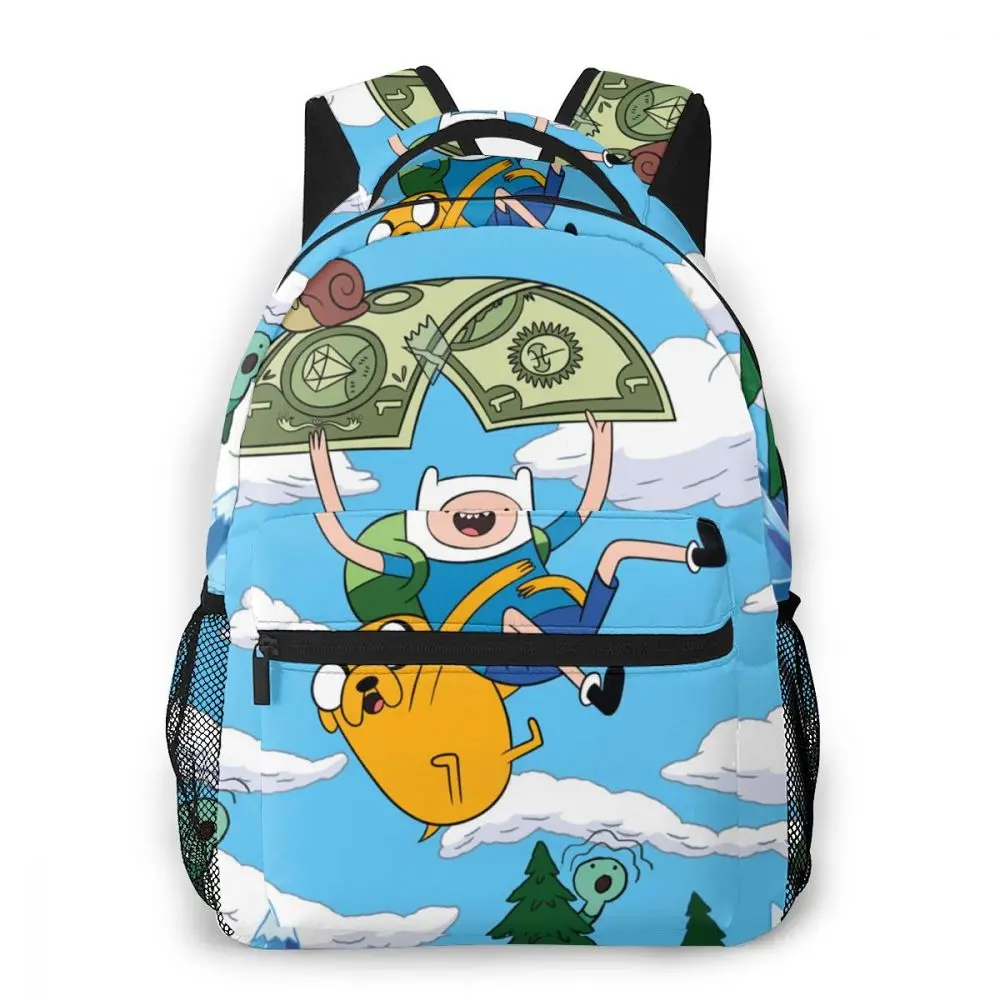 

Adventure Time Backpack for Girls Boys Travel RucksackBackpacks for Teenage school bag