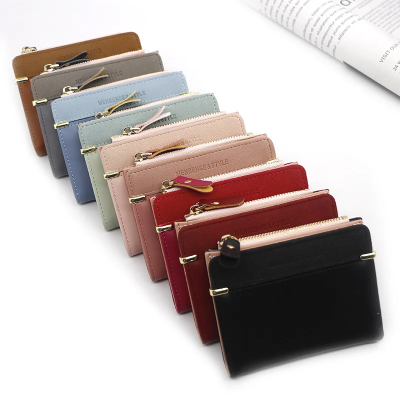 

Women's Wallet Short Women Coin Purse Fashion Wallets For Woman Card Holder Small Ladies Wallet Female Hasp Mini Clutch For Girl