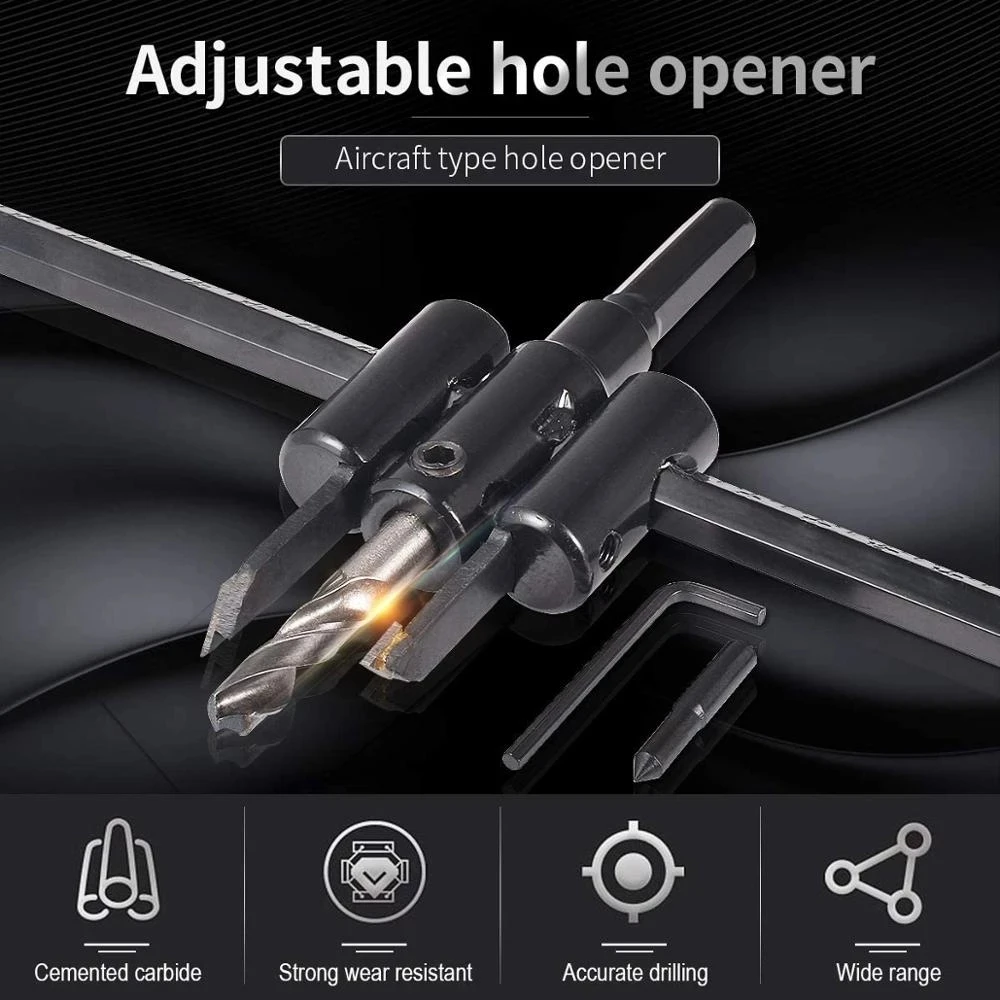 1 шт. 30 мм-200 мм открывалка для деревообработки Регулируемая деревянная круглая