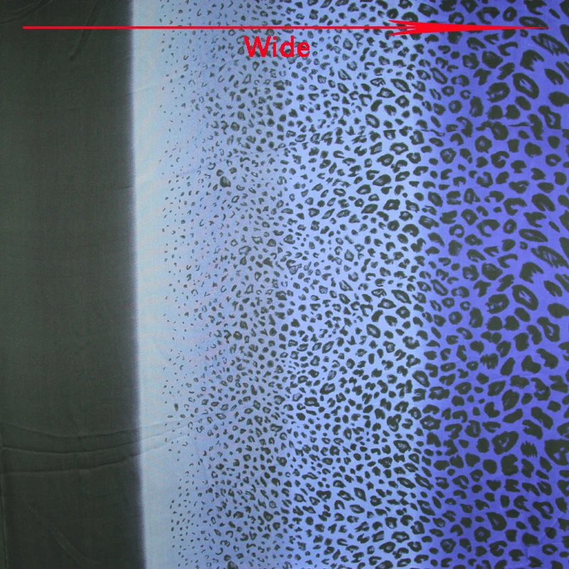 Специальная ткань из чистого шелка шелковая марлевая QiLi с леопардовым принтом