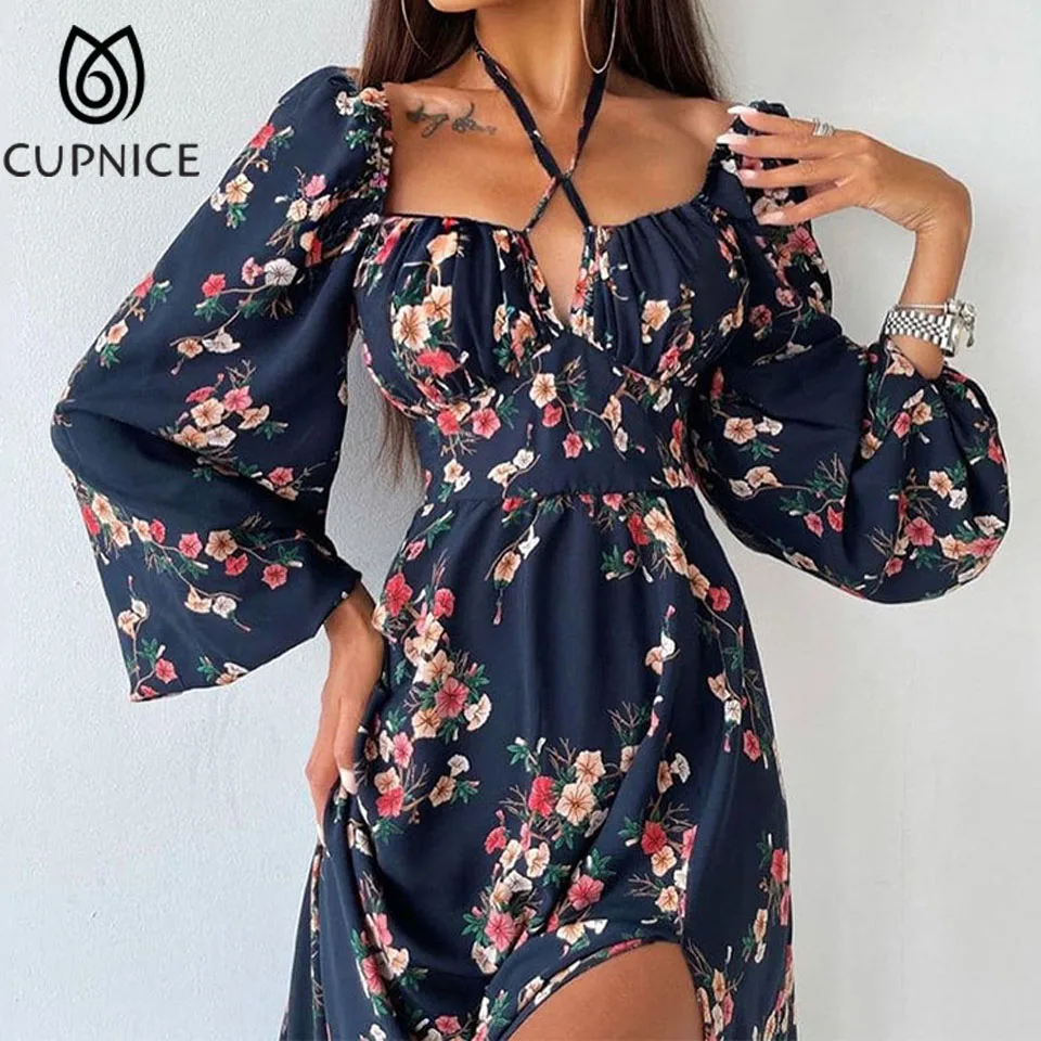 

Платье-трапеция женское с квадратным вырезом, высокой талией и открытой спиной