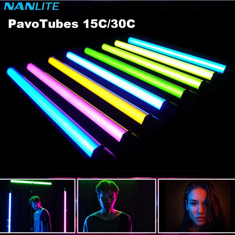 

Nanlite Pavotube 15C 30C RGB фотография Профессиональная фотография свет фотография Светодиодная лампа