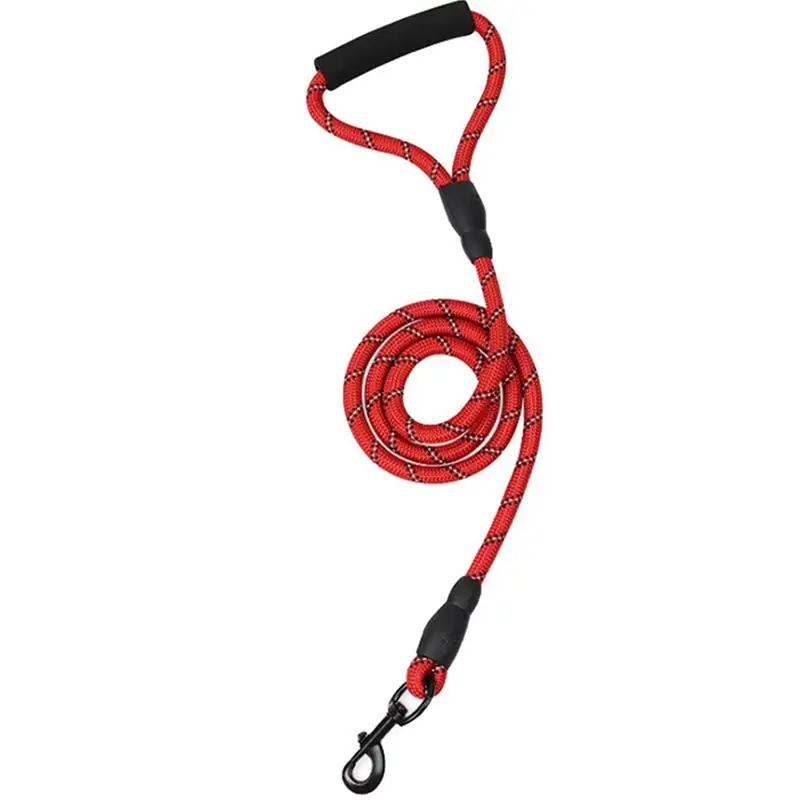 

1pc Dog Rope Leash Wear-Resistant Nylon Reflective Puppy Leash Cat Training Leash Pet Supplies Pet Accessories For Outdoor