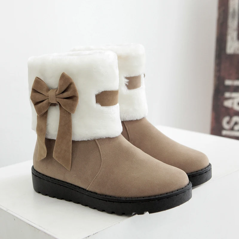 

2021 New Women ANKLE Boots Winter Warm Female Snow Boots Platforms Casual Shoes Woman Sell At A Low Price