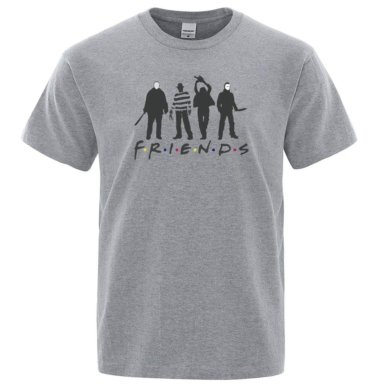 Забавные мужские футболки с коротким рукавом из хлопка для Хэллоуина | Мужская