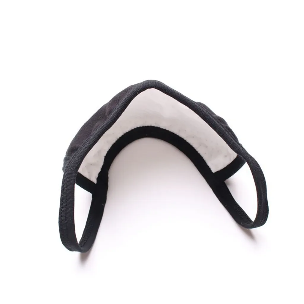 

Adult Black Mouth Masks For Women Men Face Cover 3d Fitness Casual Dust-proof And Breathable Cotton Mask Cycling Reusable Mask