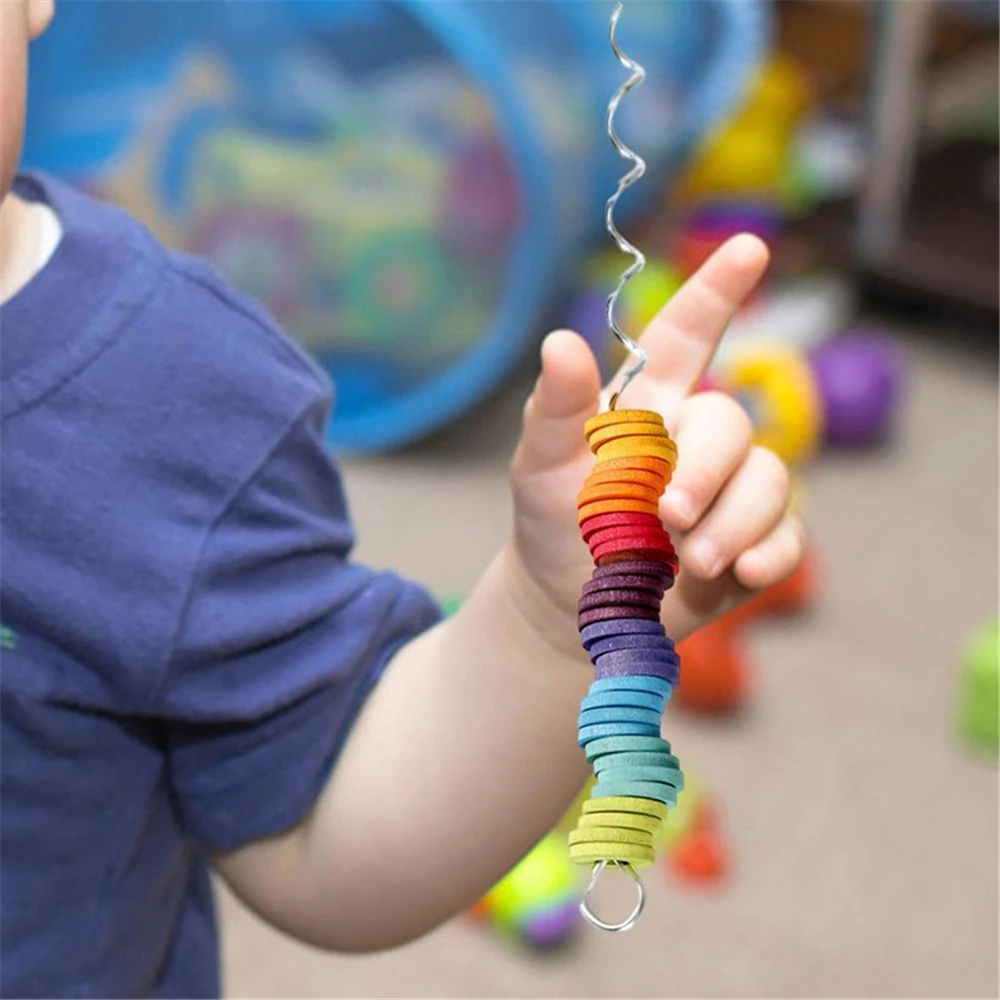 

Wood Rainbow Turn To Music Educational Toys Mini Wooden Children Early Math Learning Toy Counting Educational Toy