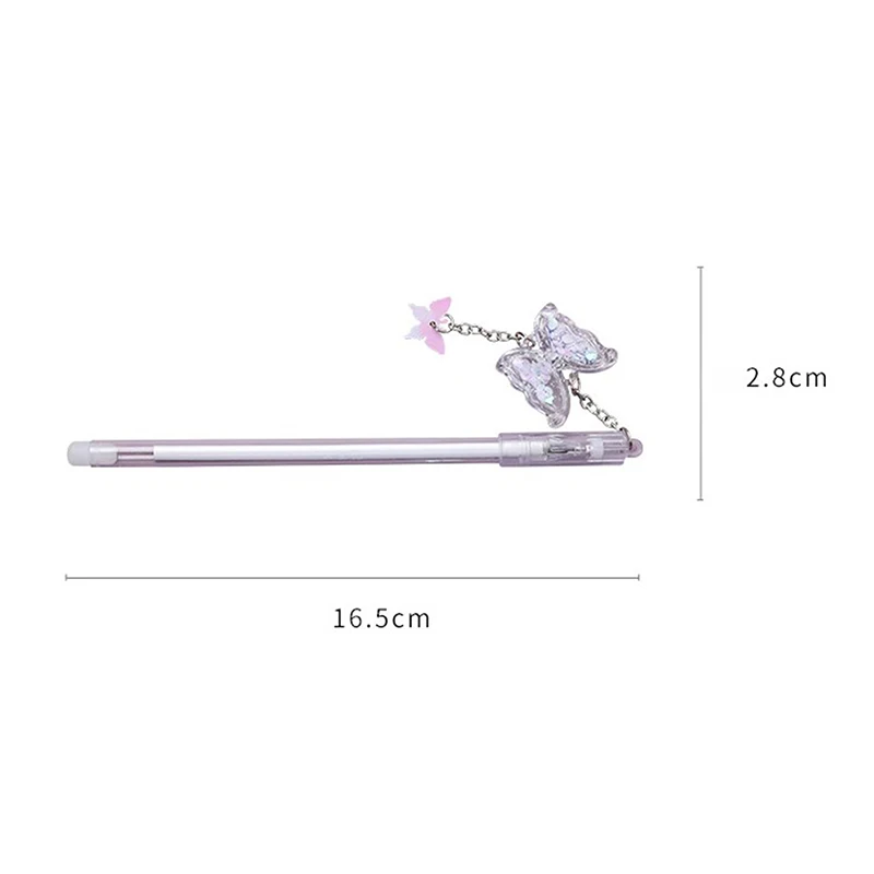 Butterfly Gel Pen Creative Kawaii Cute Fountain Student Stationery Writing Learning Office Supplies | Канцтовары для офиса и