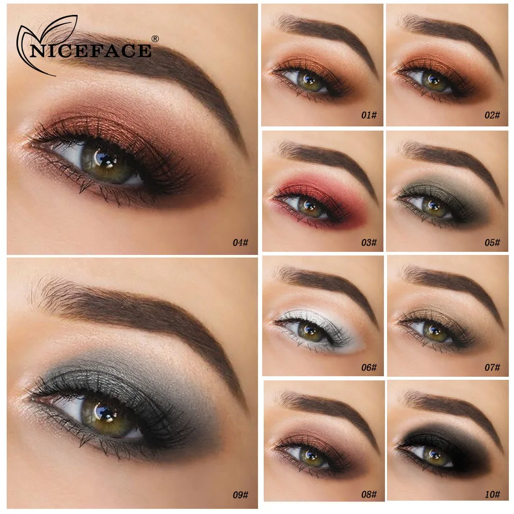 Макияж nicefacy20 палочка Черные Тени легко цветные водонепроницаемые и не цветущие