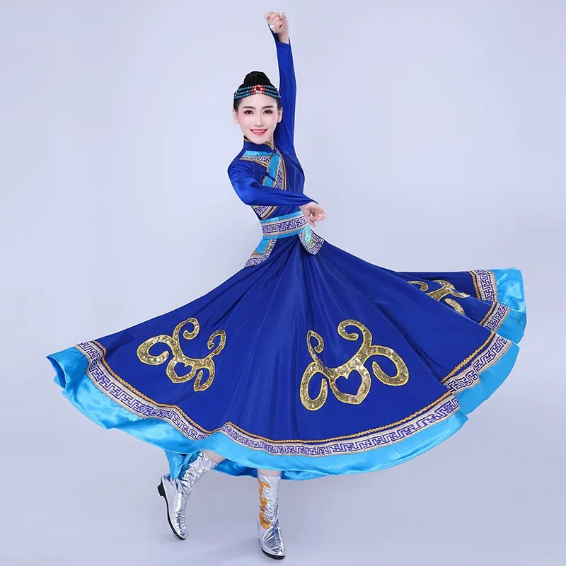 Традиционная монгольская одежда национальная танцевальная Китая монгольский