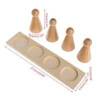 montessori material wooden score doll kid educational toy for preschool learning teaching toy childrens puzzle fun toys