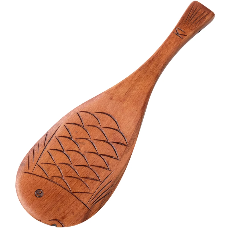 Искусственная деревянная ложка в японском стиле креативные милые рыбки кухонные