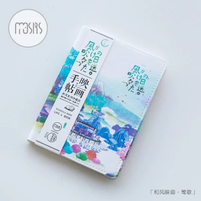 1 шт. японский стиль фотографии Расписание Книга Дневник еженедельник блокнот эскиз книжные школьные принадлежности подарок - Цвет: A