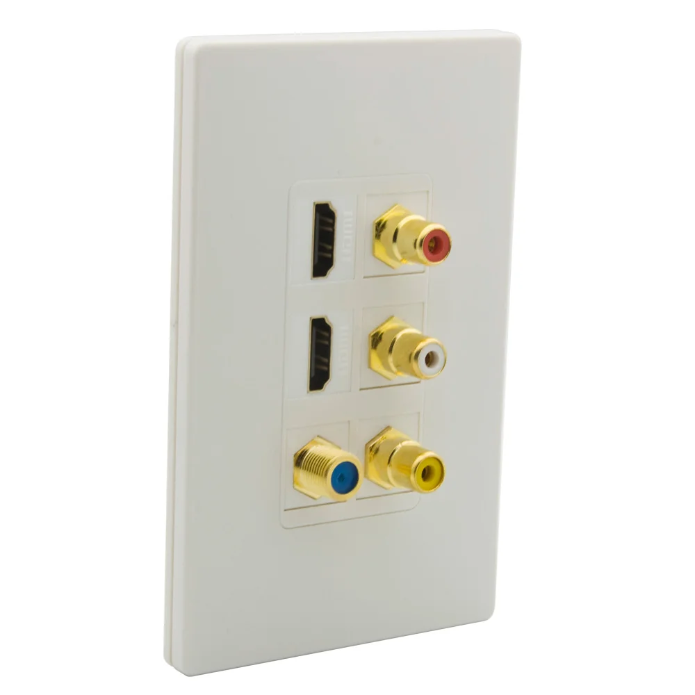 Штекер Toslink RCA (гнездо-гнездо) 6 портов HDMI CAT6 F RG6 USB 3 0 | Электроника