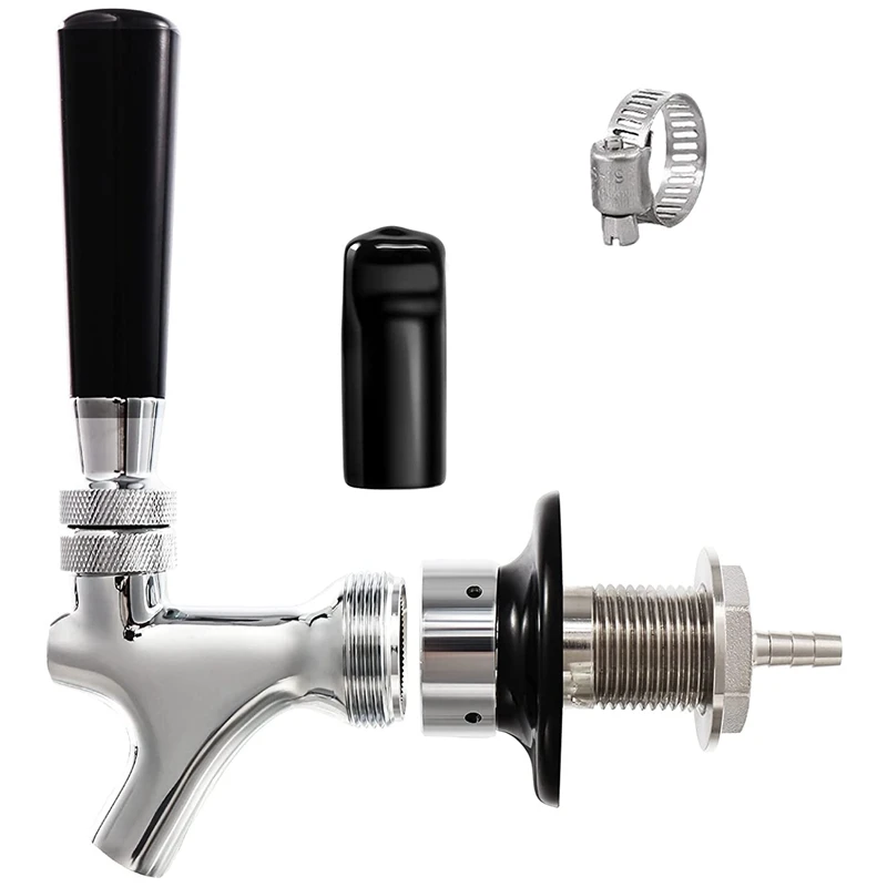 

LUDA Beer Faucet Draft Beer Faucet Kit Craft Beer Tap Rustproof Plated Beer Tap Stainless Core Beer Faucet