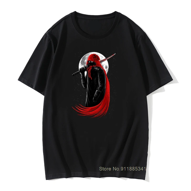 

Japanese Tokyo Samurai Assassin Tshirt Men Katana T Shirt Cool Retro Summer Tops Tees For Men Chili Ninja T-Shirt Cotton