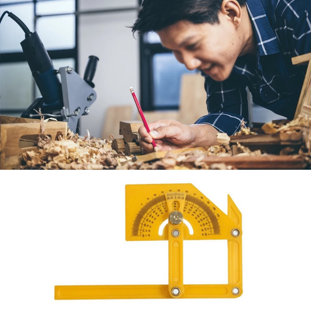 Отличная точность Портативный 180 градусов транспортир Angle Finder поворотный