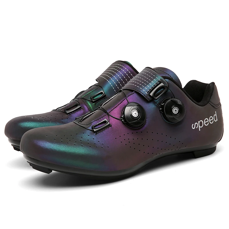 

Discolor Cycling Shoes Man MTB Mountain Bike Shoes SPD Cleats Road Bicycle Shoes Sports Outdoor Training Cycle Sneakers