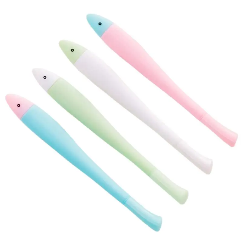 2 шт./упак. Милая рыбка Форма гелевые ручки кавайные канцелярские принадлежности