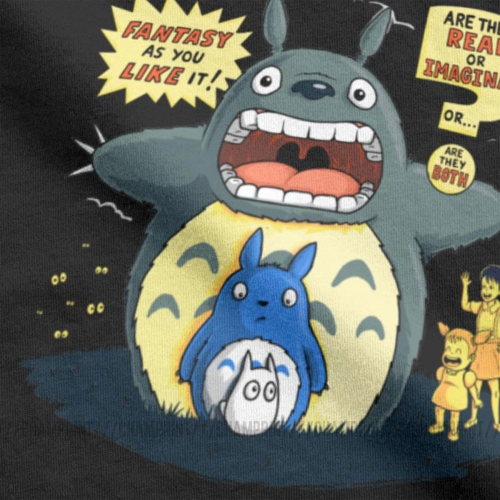 Мужская футболка My Incredible Neighbor Totoro хлопковая одежда повседневная с коротким