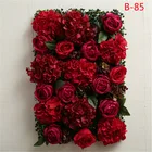 Красная роза декоративная Цветочная панель для цветочной стены искусственные шелковые цветы для дня рождения свадьбы Настенный декор для детского душа Вечерние Декорации