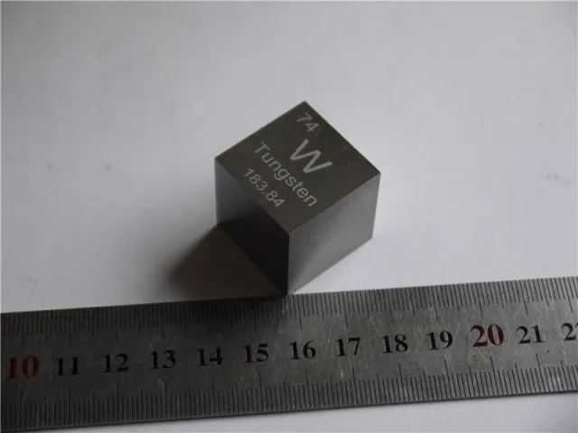 Вольфрамовый металл в периодической таблице длина стороны кубика составляет