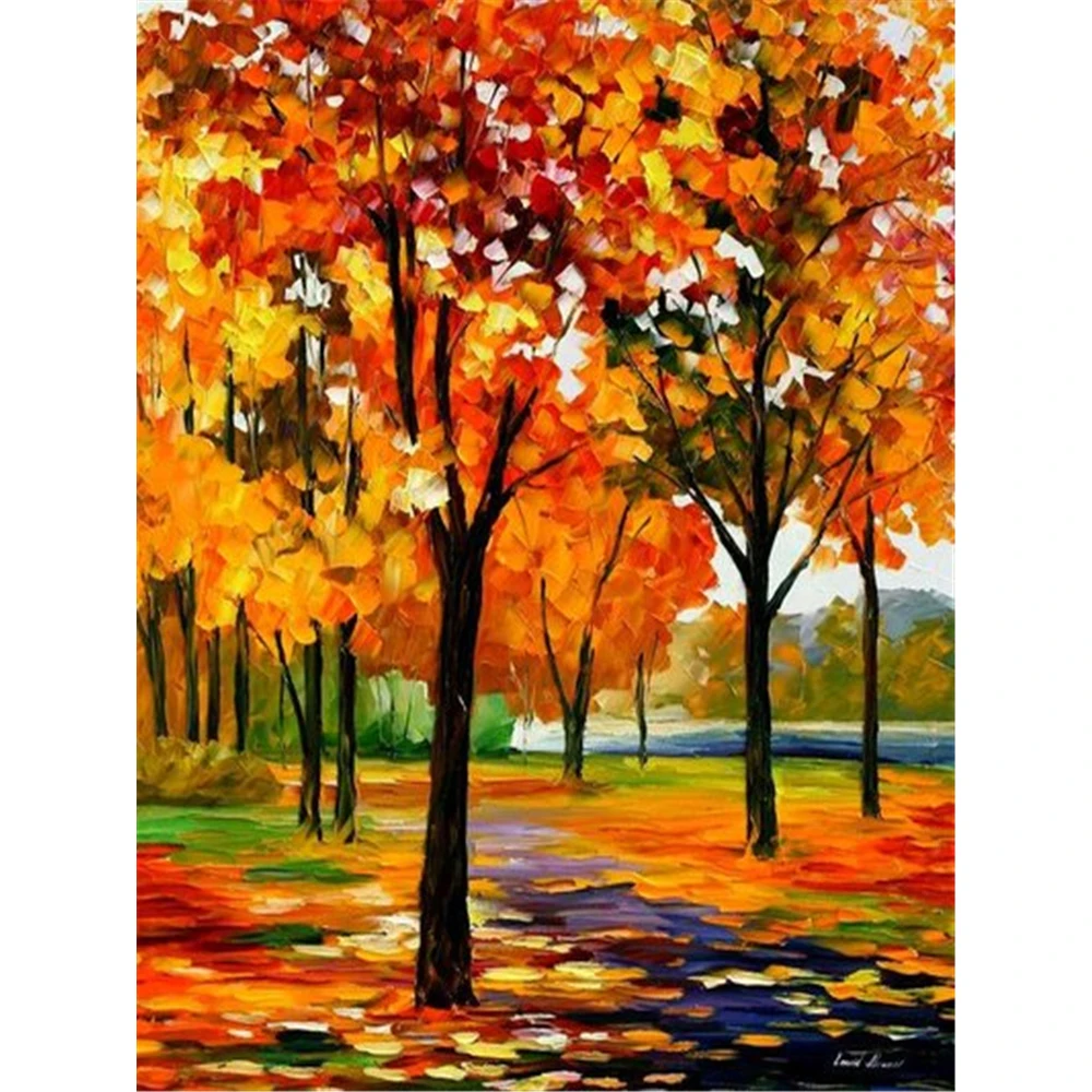 

Набор для алмазной вышивки «Парк по реке»