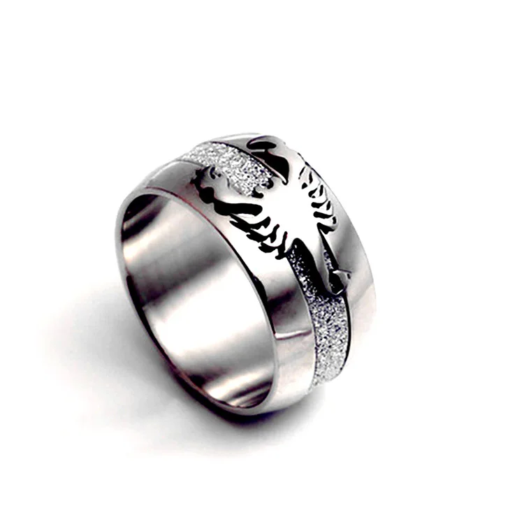 2020 новые продукты панк 10 мм матовый Скорпион модное кольцо для мужчин годовщина