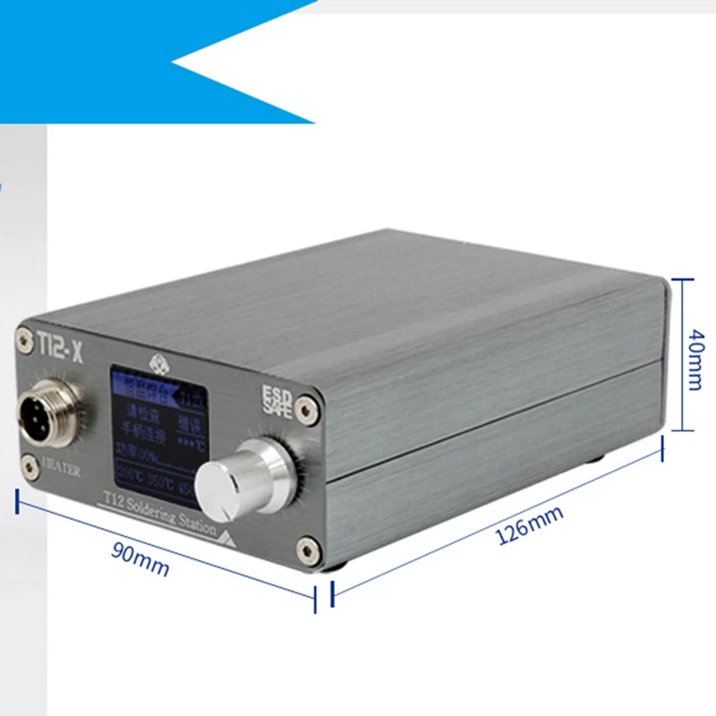 

T12-X Soldering Station Electronic Welding Iron LED Digital Display BGA Rework Station Welding Tools EU Plug