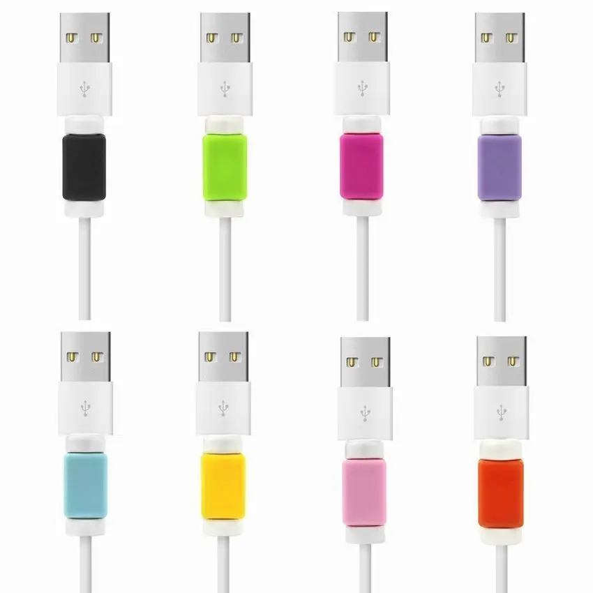 

Cable Protector Data Line Colors Cord Protector Protective Case Cable Winder Cover for IPhone USB Charging Cable 10000pcs/lot