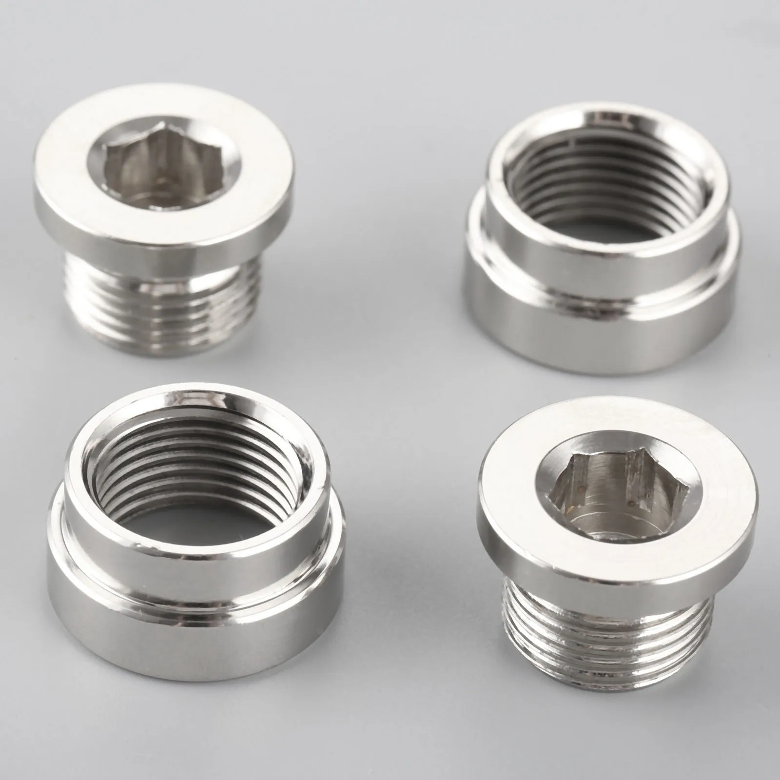 4 шт./компл. O2 кислородный датчик со ступенчатым монтажом и заглушками M18 X 1 5