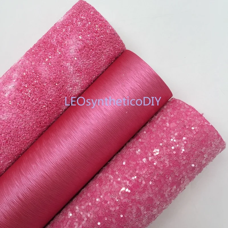 Фото Мини рулон 30x134 см розовый блестящий материал массивная - купить