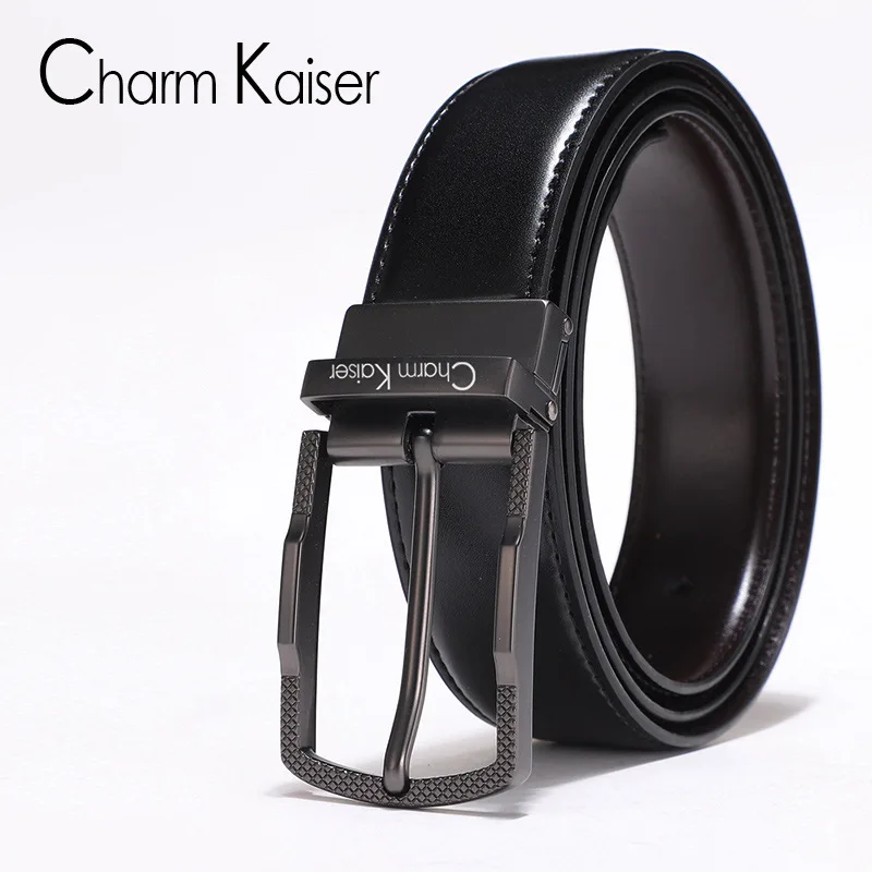 

CalacmKlelm The New Classic Retro Fashion All-Match Leather Light Body Round Buckle Simple Circle Pin Belts For Women Fashion